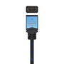 Aisens Cable Alargador HDMI A120-0452, Versión 2.0, Alta Velocidad 18Gbps, 4K@60Hz HDR, Ethernet, 1 Metro, Conectores Dorados, Negro/Azul